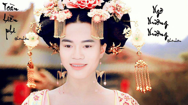 Không thể nhịn cười khi Văn Toàn được ghép ảnh thành Ngọc Trinh, Hương Giang, Tiểu Long Nữ