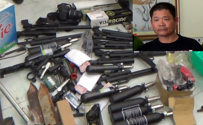 Bắt một người thuộc tổ chức khủng bố Việt Tân, thu nhiều súng đạn