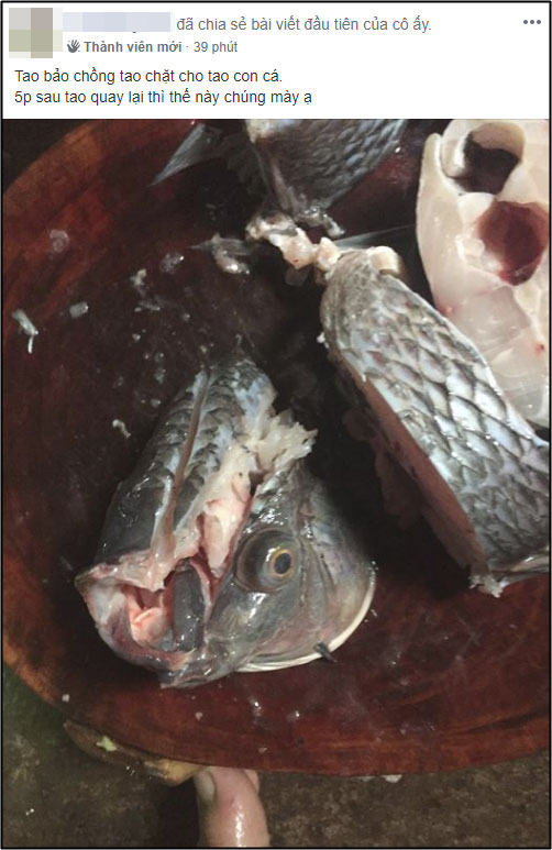 Nhờ chồng chặt hộ cá, 5’ quay lại vợ nhận món mắt trừng gửi mộng qua biên giới, dân tình được phen cười ngặt nghẽo