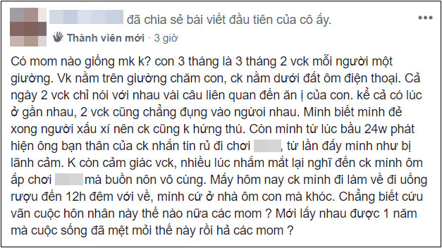 Vợ than mới 1 năm mà hôn nhân đã bế tắc, chị em không thông cảm mà còn chỉ ra lỗi sai mười mươi