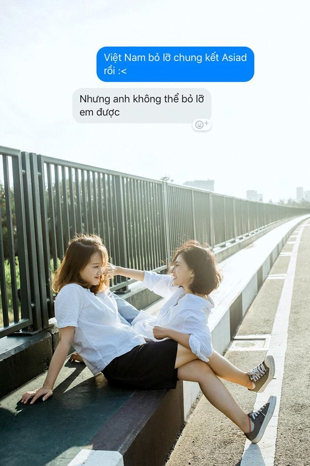 Fan nữ tung bộ ảnh thả thính sau trận bán kết của Olympic Việt Nam