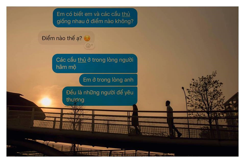 Fan nữ tung bộ ảnh thả thính sau trận bán kết của Olympic Việt Nam