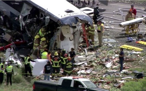 Tai nạn giao thông tại Mỹ khiến nhiều người thương vong