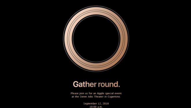 CHÍNH THỨC: Apple phát thư mời sự kiện ra mắt iPhone ngày 12/09