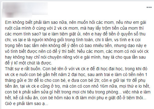 Chị gái bực vì đã nuôi em gái học Đại học lại còn bị em rút trộm tiền, hội chị em nhao nhao bày cách trị