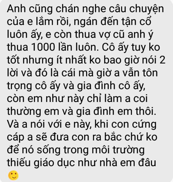 Chậm đưa tiền cho chồng, vợ bầu liền nhận tin nhắn sốc: Em thua vợ cũ anh đến 1000 lần!