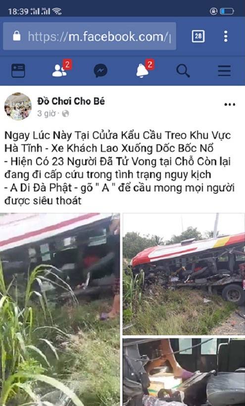 Hà Tĩnh bác bỏ thông tin tai nạn thảm khốc 23 người tử vong tại Cửa khẩu Cầu Treo