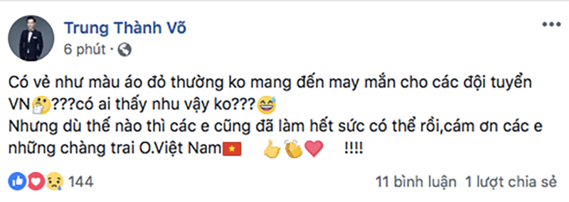 U23 Việt Nam thua cuộc và phản ứng của loạt sao Việt