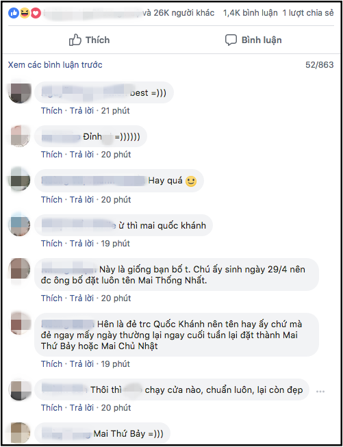 Sinh con trước Tết Độc lập, ông bố trẻ đặt luôn tên con là Mai Quốc Khánh, dân mạng vỗ tay tán thưởng rào rào