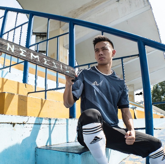 Tiền đạo Văn Quyết - người ghi bàn thắng tung lưới Olympic UAE già thứ nhì đội tuyển, là anh rể tương lai của Duy Mạnh