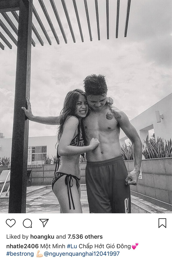 Bạn gái Quang Hải viết story siêu gắt: Nếu không nói được lời tử tế thì nên im lặng