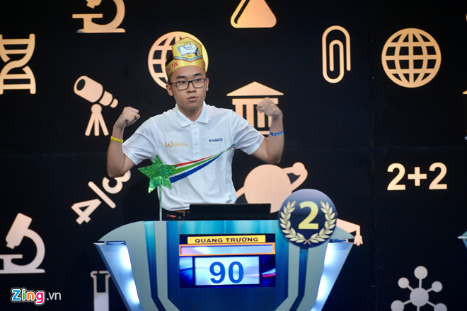 Hoàng Cường trở thành tân quán quân Đường lên đỉnh Olympia năm 18