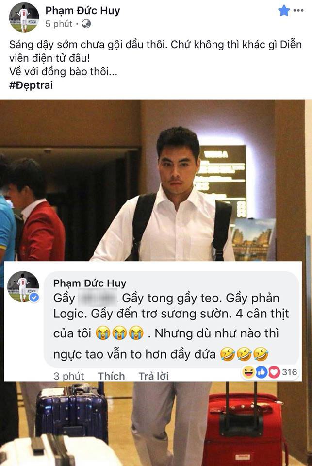 Than thở giảm 4kg vì ASIAD, Đức Huy khiến fan vừa thương đã phụt cười ngay vì lý do này