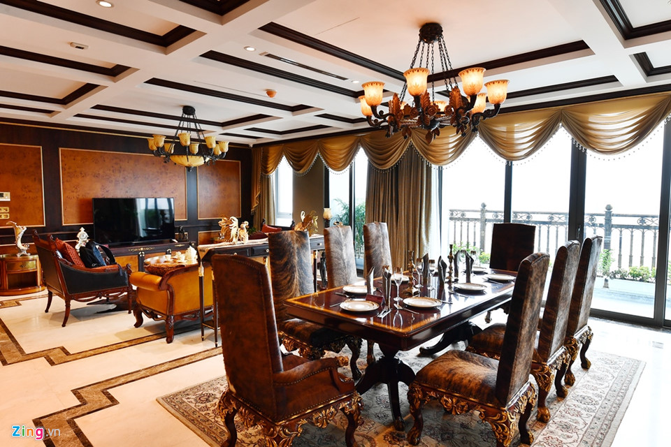 Bên trong biệt thự trên cao dát vàng giá 3 triệu USD tại Hà Nội