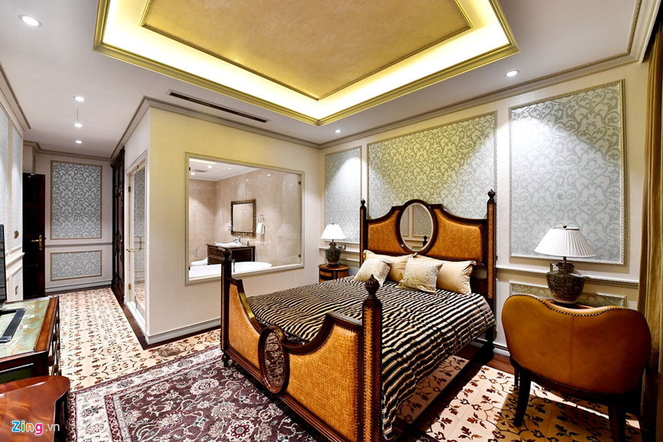 Bên trong biệt thự trên cao dát vàng giá 3 triệu USD tại Hà Nội