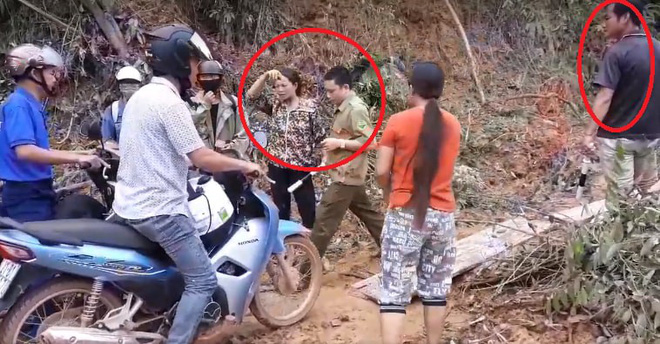 Lãnh đạo xã nói về clip công an bảo kê thu tiền qua điểm sạt lở với giá 10 ngàn thôi nhé