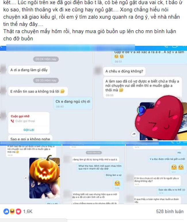 Đi xe khách, chồng cho gái lạ dựa vào vai ngủ và diễn biến sau đó khiến chị em sôi máu