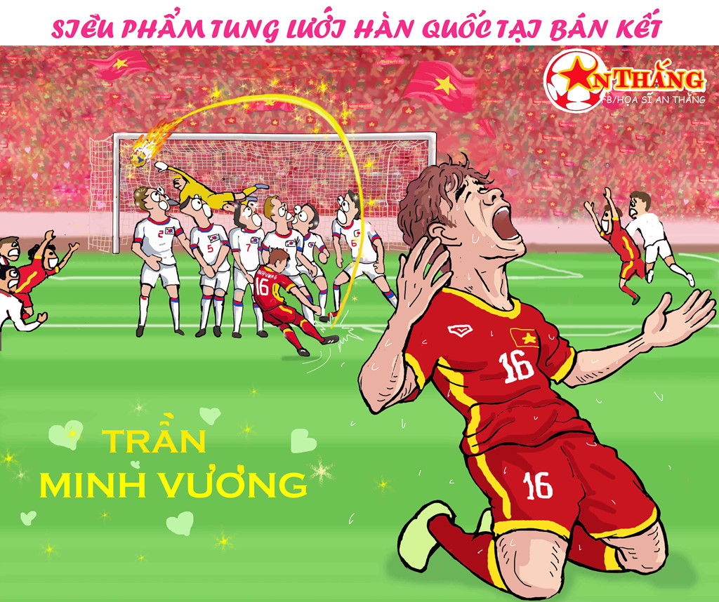 Hí họa hành trình lịch sử của Olympic Việt Nam tại ASIAD