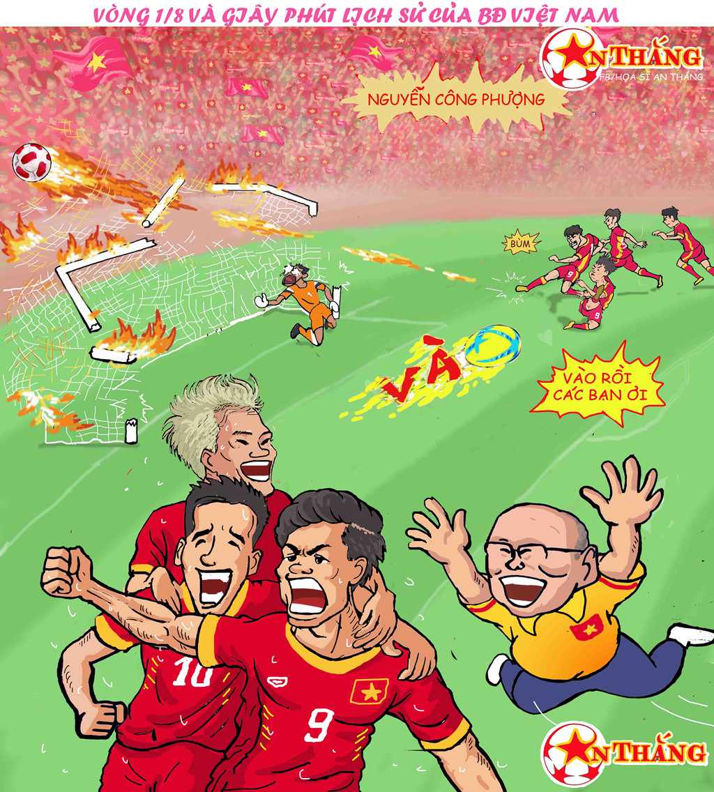 Hí họa hành trình lịch sử của Olympic Việt Nam tại ASIAD