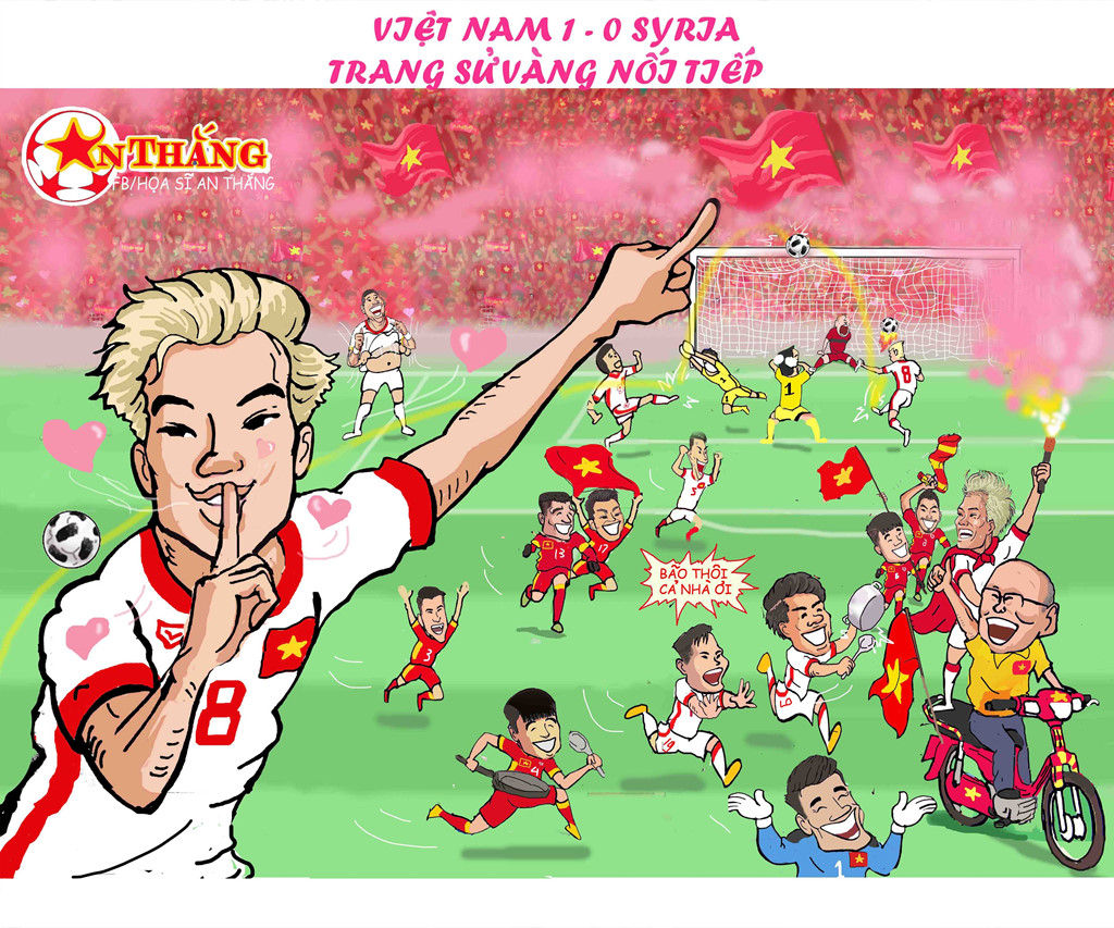 Hí họa hành trình lịch sử của Olympic Việt Nam tại ASIAD