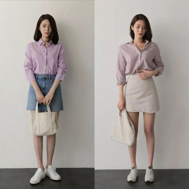 Áo phông, chân váy hay quần âu - Loạt đồ có sẵn chỉ cần 20 cách mix này là mặc đẹp suốt cả tháng 9