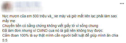 Hỏi cách đòi 500 triệu cho vay mà bị mắng vừa dại trai vừa câu like, cô nàng bán hàng online trở mặt: Các chị không đủ đẳng cấp