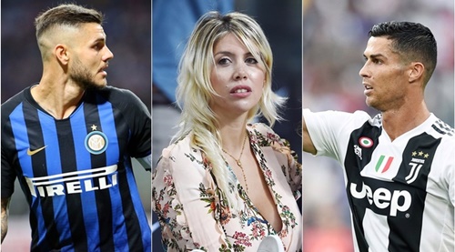 Vợ Icardi đá xoáy việc Ronaldo tịt ngòi