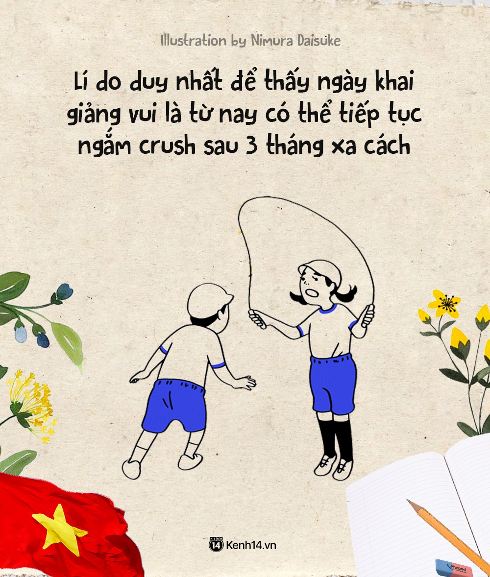 Lại một mùa khai trường nữa đã đến, bạn có nhớ kỉ niệm đáng nhớ nhất của mình về ngày này là gì không?