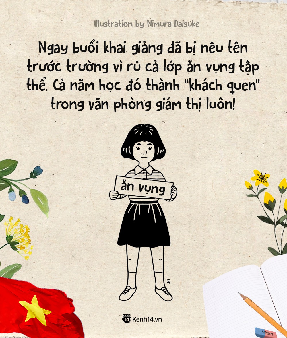 Lại một mùa khai trường nữa đã đến, bạn có nhớ kỉ niệm đáng nhớ nhất của mình về ngày này là gì không?