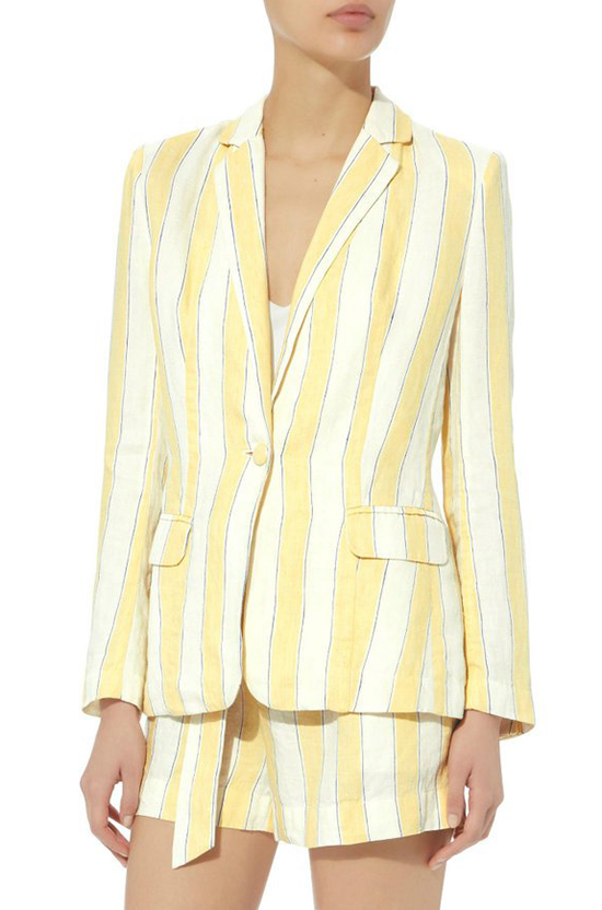 Phối bộ suit ngắn cho nàng công sở hiện đại