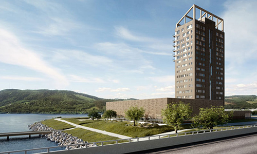 Na Uy xây tháp gỗ cao nhất thế giới