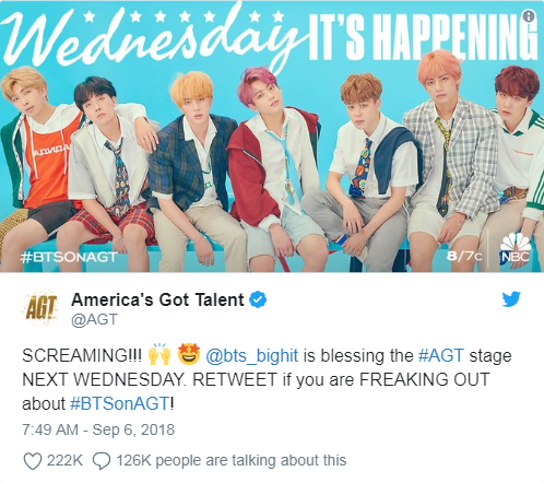 Tyra Banks phấn khích khi BTS chính thức xác nhận biểu diễn tại Americas Got Talent 2018