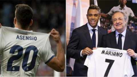Asensio chứ không phải Mariano được cơ cấu giữ áo số 7 của Ronaldo