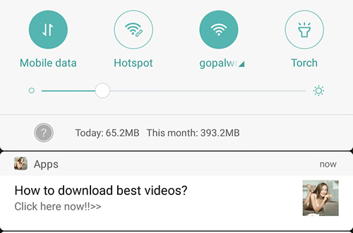 Điện thoại Xiaomi hiện quảng cáo khiêu dâm