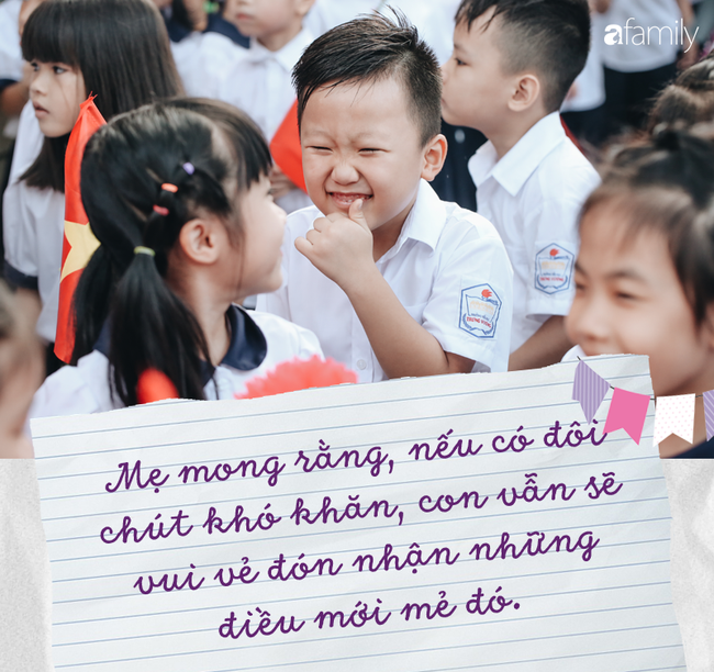 Chàng trai của mẹ, mẹ cảm thấy mình vụng về và bối rối biết bao trong thế giới mới của con!