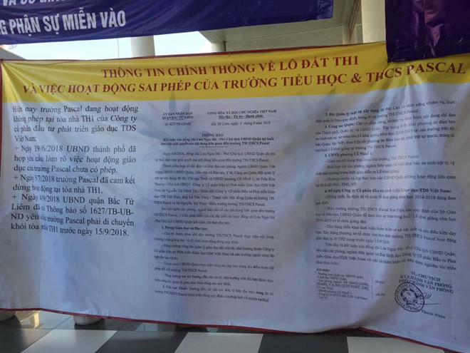 Vụ đổ gạch, cát vào trường Pascal: Con có được đi học nữa không?