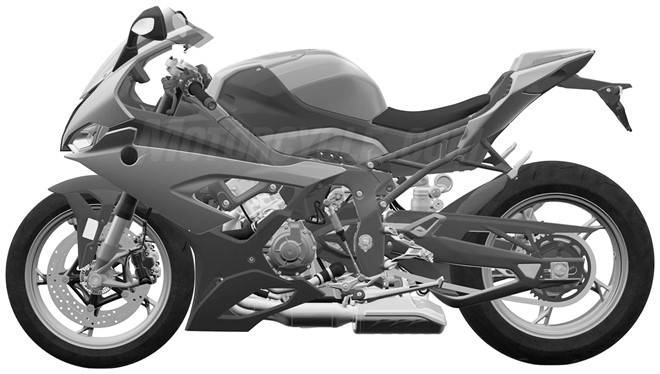 Rò rỉ thiết kế BMW S1000RR 2019 tại Trung Quốc
