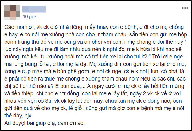 Thấy cháu nhớ bà, nàng dâu gọi điện mời mẹ chồng lên chơi, ai ngờ nhận được câu trả lời như sét đánh ngang tai
