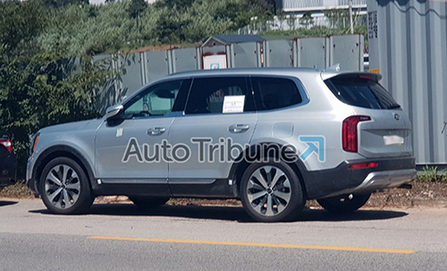 Kia Telluride - đối thủ của Toyota Highlander lần đầu lộ diện