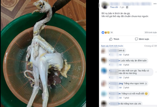 Đến ra mắt nhà vợ tương lai, chàng con rể tinh tế làm gà thế này, dân mạng còn trêu: Đùi trắng hơn các chị!