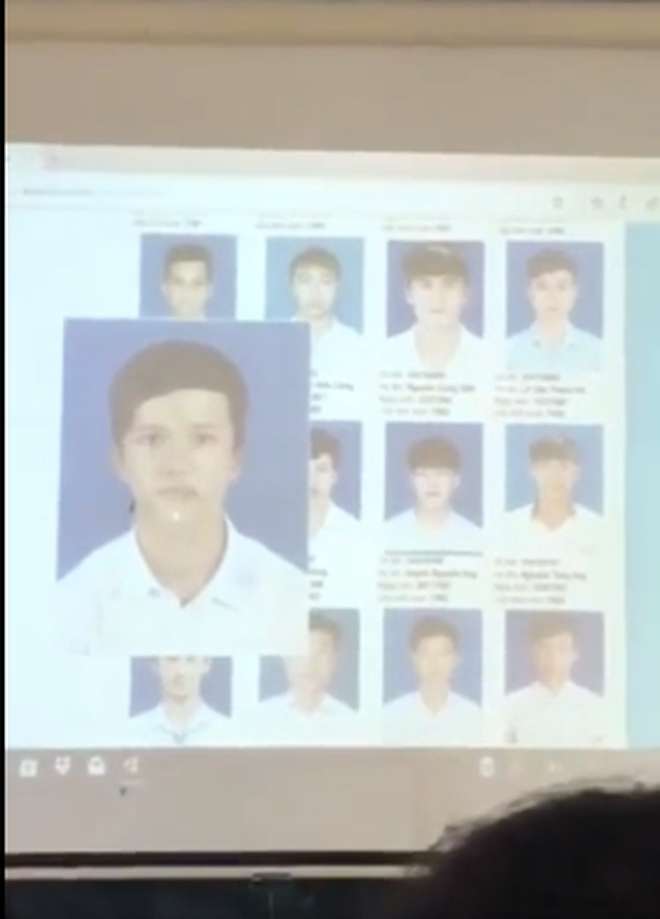 Thầy giáo điểm danh bằng ảnh thẻ, nhận diện từng khuôn mặt, sinh viên đi học hộ hết cách lách luật