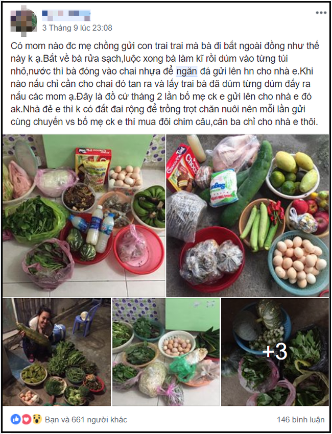 Muôn kiểu gửi quà của mẹ chồng: Người cẩn thận làm cả trai sông đóng đá, người thì lầy lội gửi kèm tâm thư