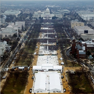 Ảnh đám đông trong ngày Trump nhậm chức bị chỉnh sửa