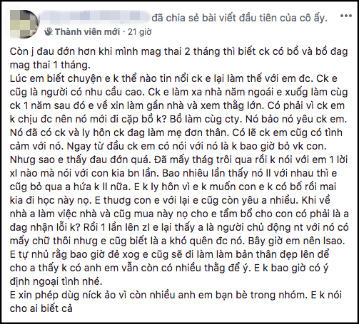 Bầu 2 tháng thì phát hiện bồ của chồng bầu 1 tháng, chị em lắc đầu trước cách giải quyết sai quá sai của vợ trẻ