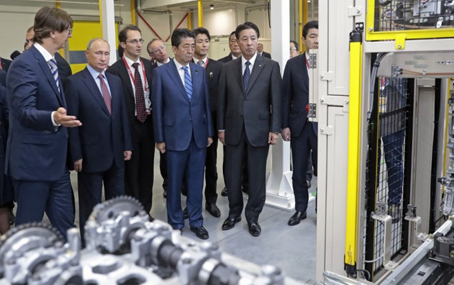 Ông Abe, Putin thảo luận để sớm ký hiệp định hòa bình