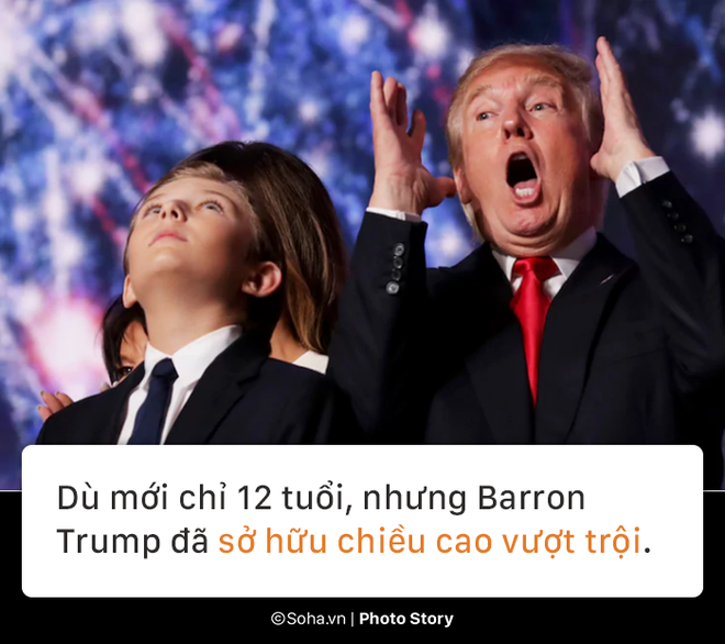 [PHOTO STORY] Con trai út của TT Trump: Thích vest, hay chơi golf, 12 tuổi cao gần 1,9m