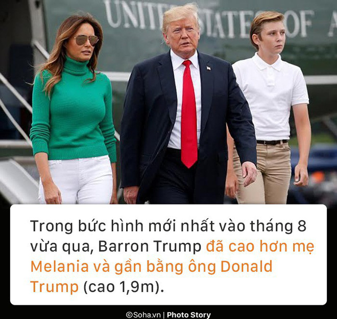 [PHOTO STORY] Con trai út của TT Trump: Thích vest, hay chơi golf, 12 tuổi cao gần 1,9m