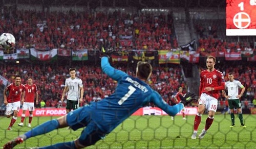 Eriksen lập cú đúp, giúp Đan Mạch hạ Xứ Wales