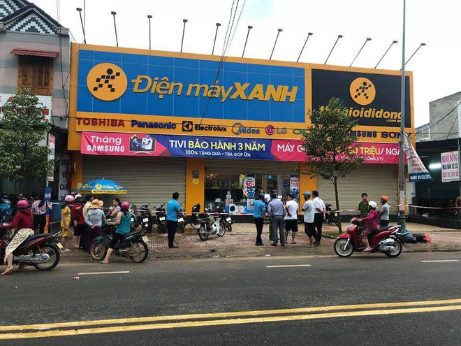 Bảo vệ Điện máy Xanh đâm chết nữ quản lý vì bị bắt viết bản tường trình