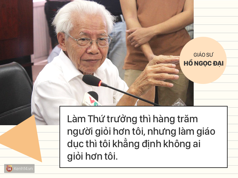 Video những phát ngôn ấn tượng của GS Hồ Ngọc Đại: Làm giáo dục thì xin khẳng định không ai giỏi hơn tôi!